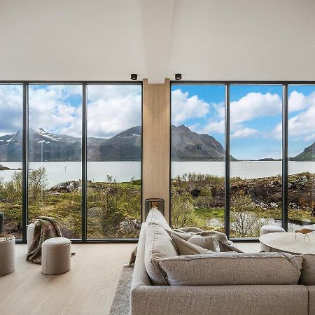 New! Luxury Cabin In Beautiful Lofoten Kleppstad Bagian luar foto