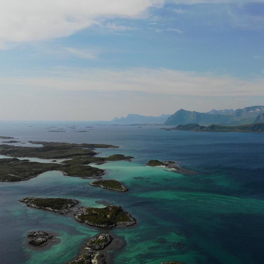 New! Luxury Cabin In Beautiful Lofoten Kleppstad Bagian luar foto