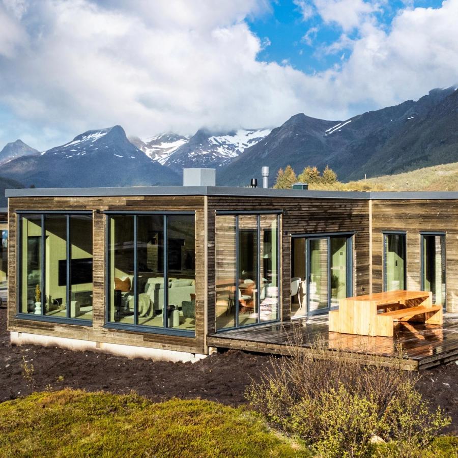 New! Luxury Cabin In Beautiful Lofoten Kleppstad Bagian luar foto