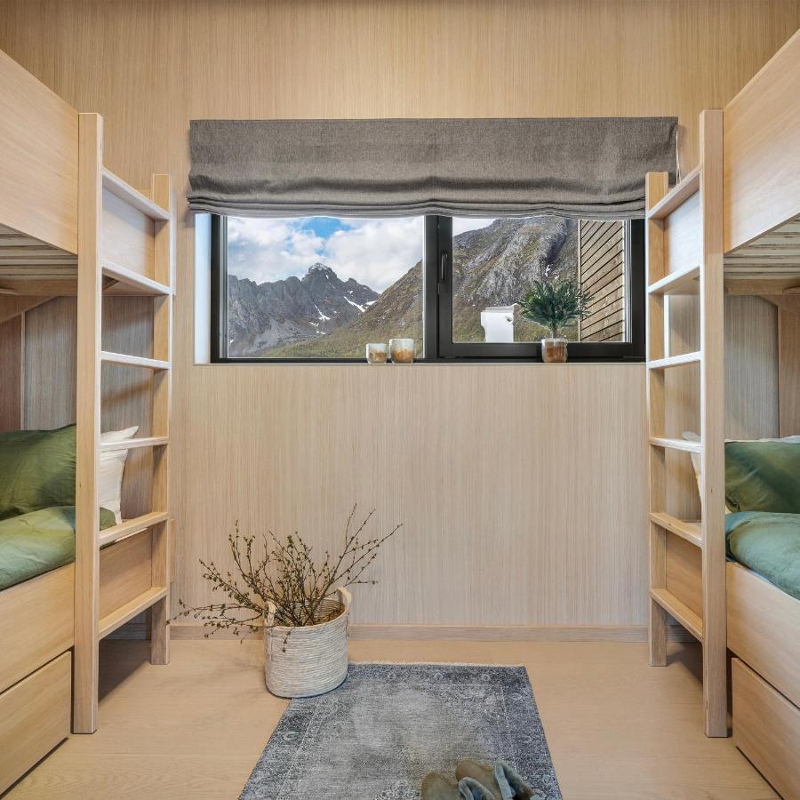 New! Luxury Cabin In Beautiful Lofoten Kleppstad Bagian luar foto